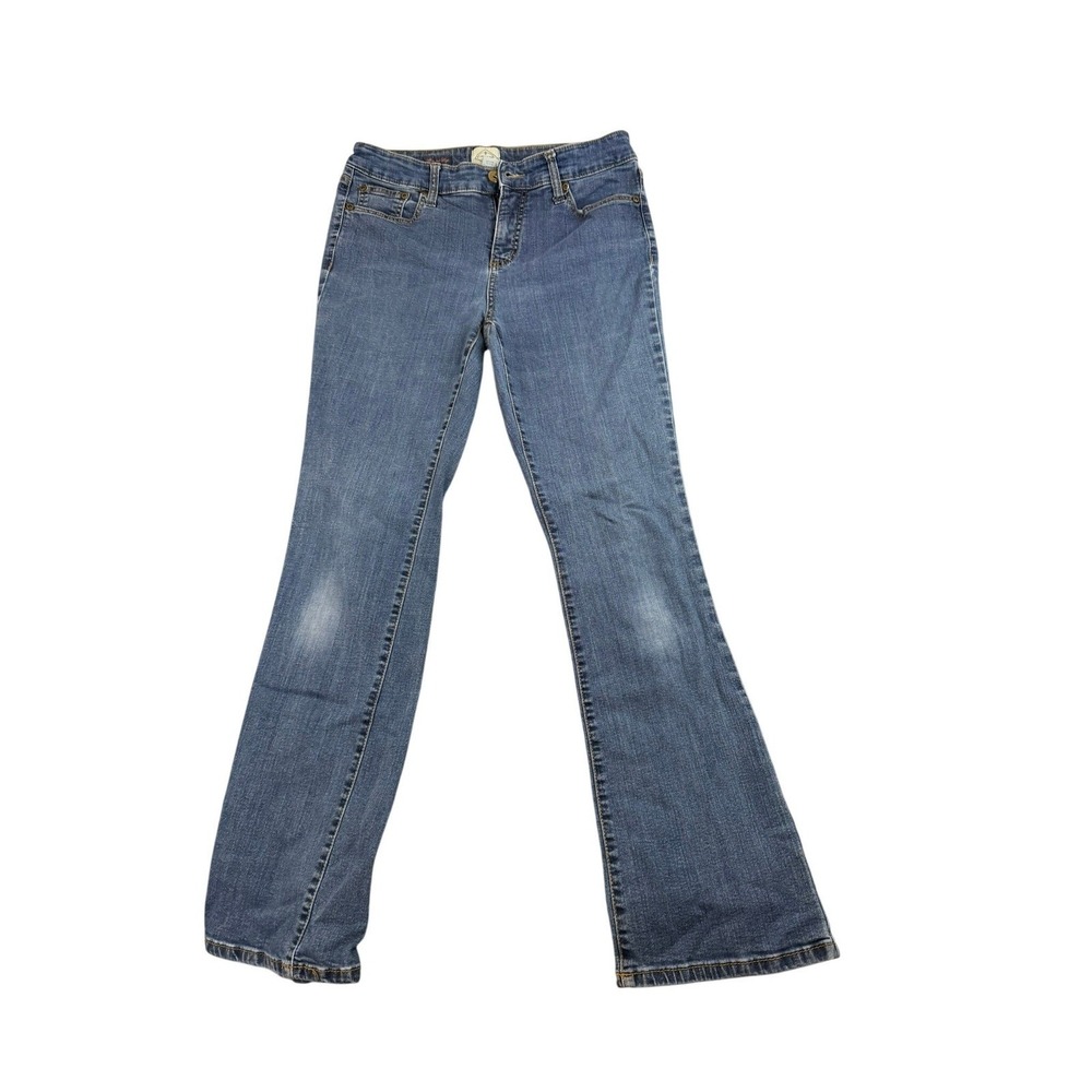 St Johns Bay Womens Jeans Bootcut Blue Denim Size 10
